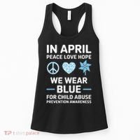 April Wear Blue Child Abuse Prevention Child Abuse Women's Tank Top thumb 0