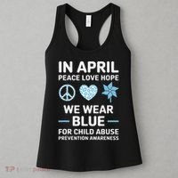 April Wear Blue Child Abuse Prevention Child Abuse Women's Tank Top thumb 3