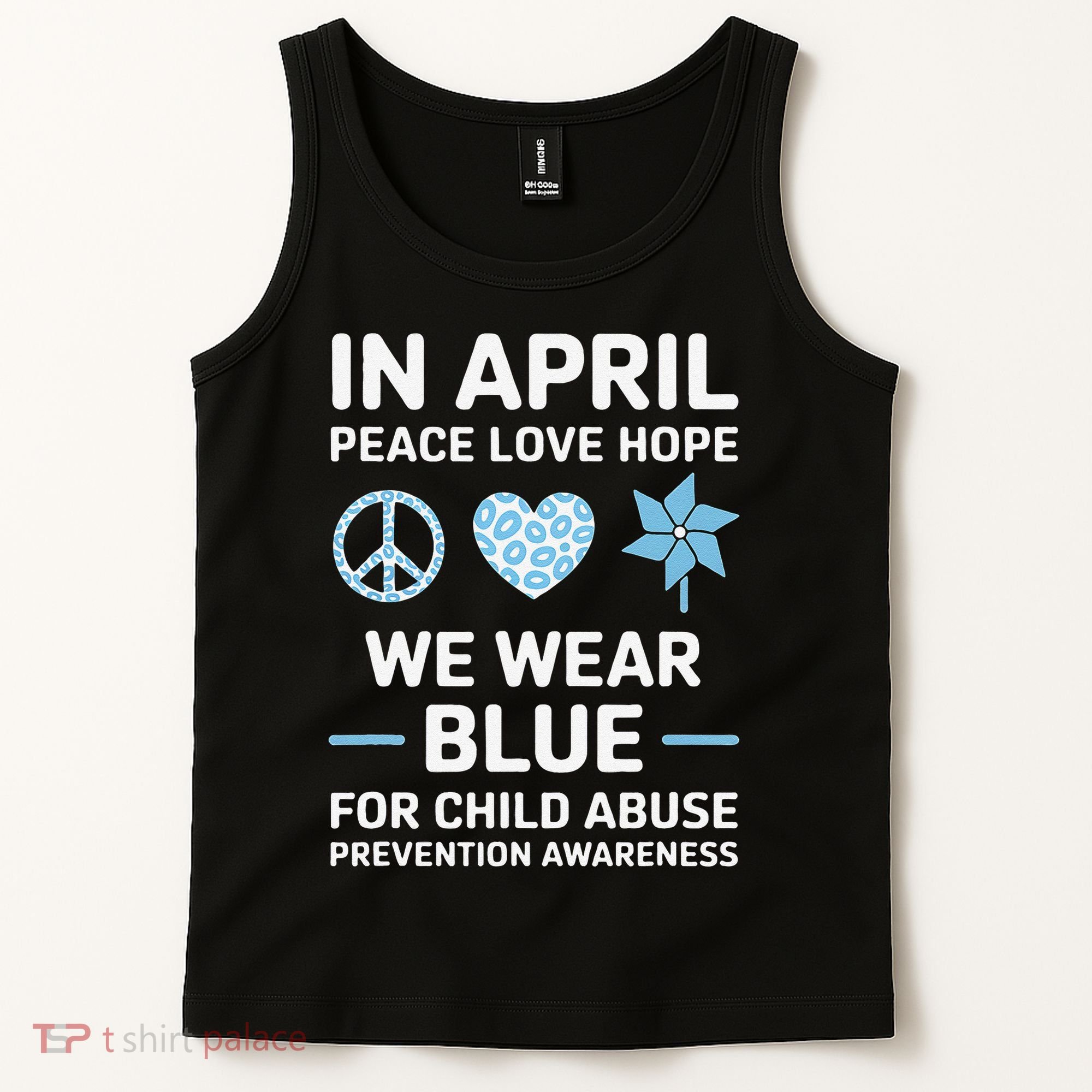 April Wear Blue Child Abuse Prevention Child Abuse Tank Top