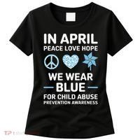 April Wear Blue Child Abuse Prevention Child Abuse Women's T-Shirt thumb 0