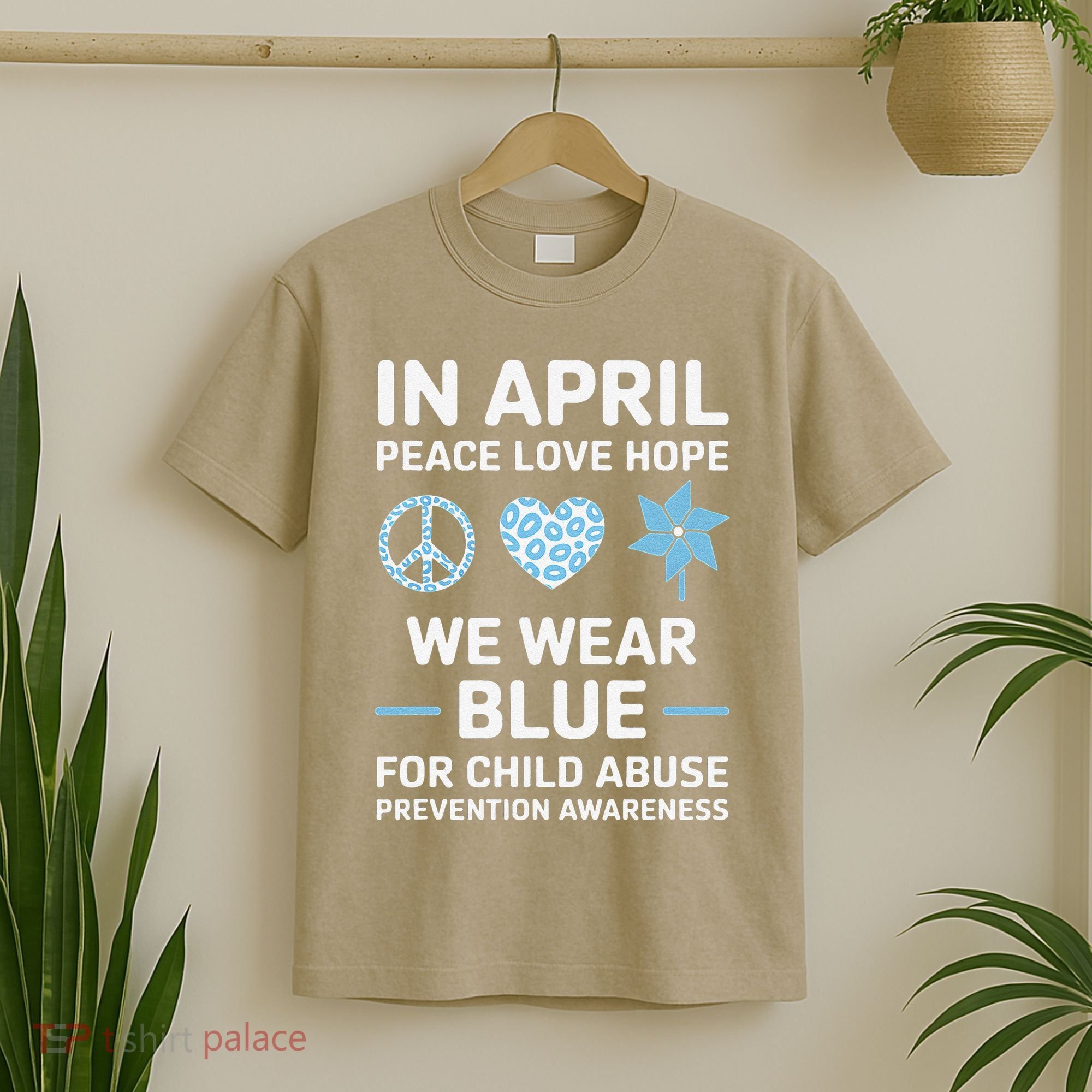 April Wear Blue Child Abuse Prevention Child Abuse T-Shirt