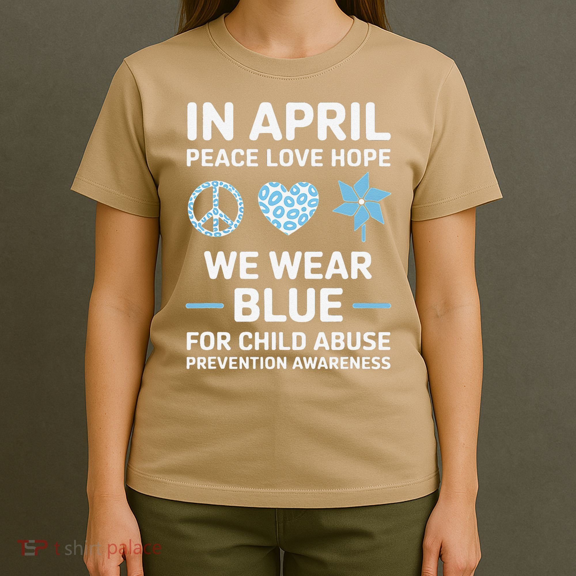 April Wear Blue Child Abuse Prevention Child Abuse T-Shirt
