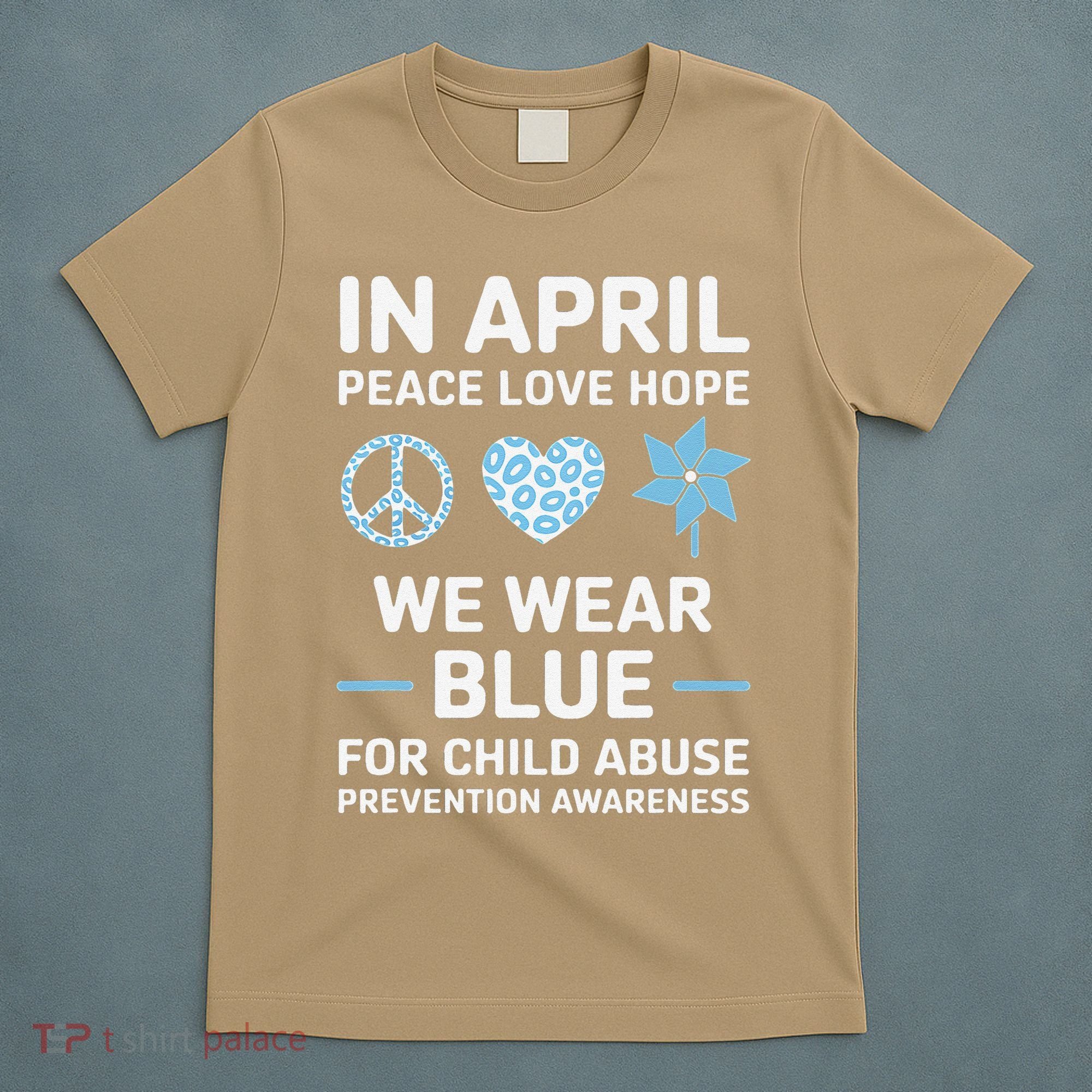 April Wear Blue Child Abuse Prevention Child Abuse T-Shirt