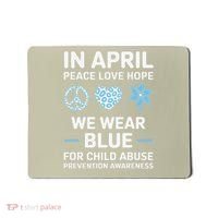 April Wear Blue Child Abuse Prevention Child Abuse Mousepad thumb 0