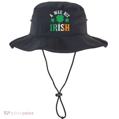 A Wee Bit Irish Saint Patrick's Day Ireland Flag Shamrock Bucket Hat