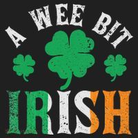 A Wee Bit Irish Saint Patrick's Day Ireland Flag Shamrock Tumbler thumb 3