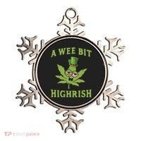 A Wee Bit Highrish Lucky Shamrock Funny St Patricks Day Ornament thumb 0