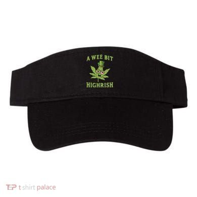 A Wee Bit Highrish Lucky Shamrock Funny St Patricks Day Visor