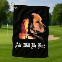 Air Will Be Bud  Golf Towel thumb 1