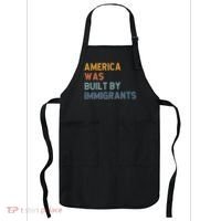 America Was Built By Immigrants Support Refugee Rights Apron thumb 0