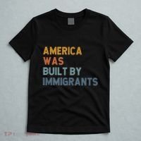 America Was Built By Immigrants Support Refugee Rights T-Shirt thumb 5