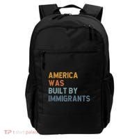 America Was Built By Immigrants Support Refugee Rights Backpack thumb 0
