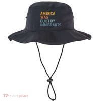 America Was Built By Immigrants Support Refugee Rights Bucket Hat thumb 0