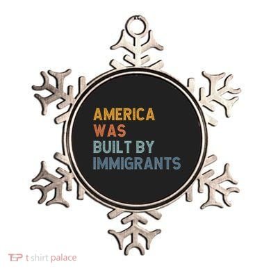 America Was Built By Immigrants Support Refugee Rights Ornament