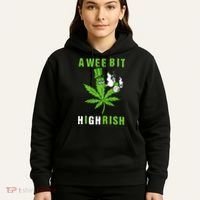 A Wee Bit Highrish Funny 420 Weed St Patricks Day Hoodie thumb 5