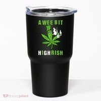 A Wee Bit Highrish Funny 420 Weed St Patricks Day Tumbler thumb 0
