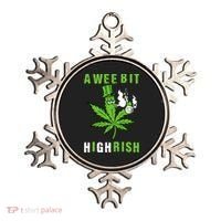 A Wee Bit Highrish Funny 420 Weed St Patricks Day Ornament thumb 0