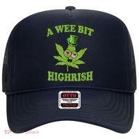 A Wee Bit Highrish Funny 420 Weed Marijuana St Patricks Day Hat thumb 0