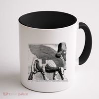 Assyrian Winged Bull Lamassu Iraq Iran Souvenir Cool Gift Coffee Mug thumb 1