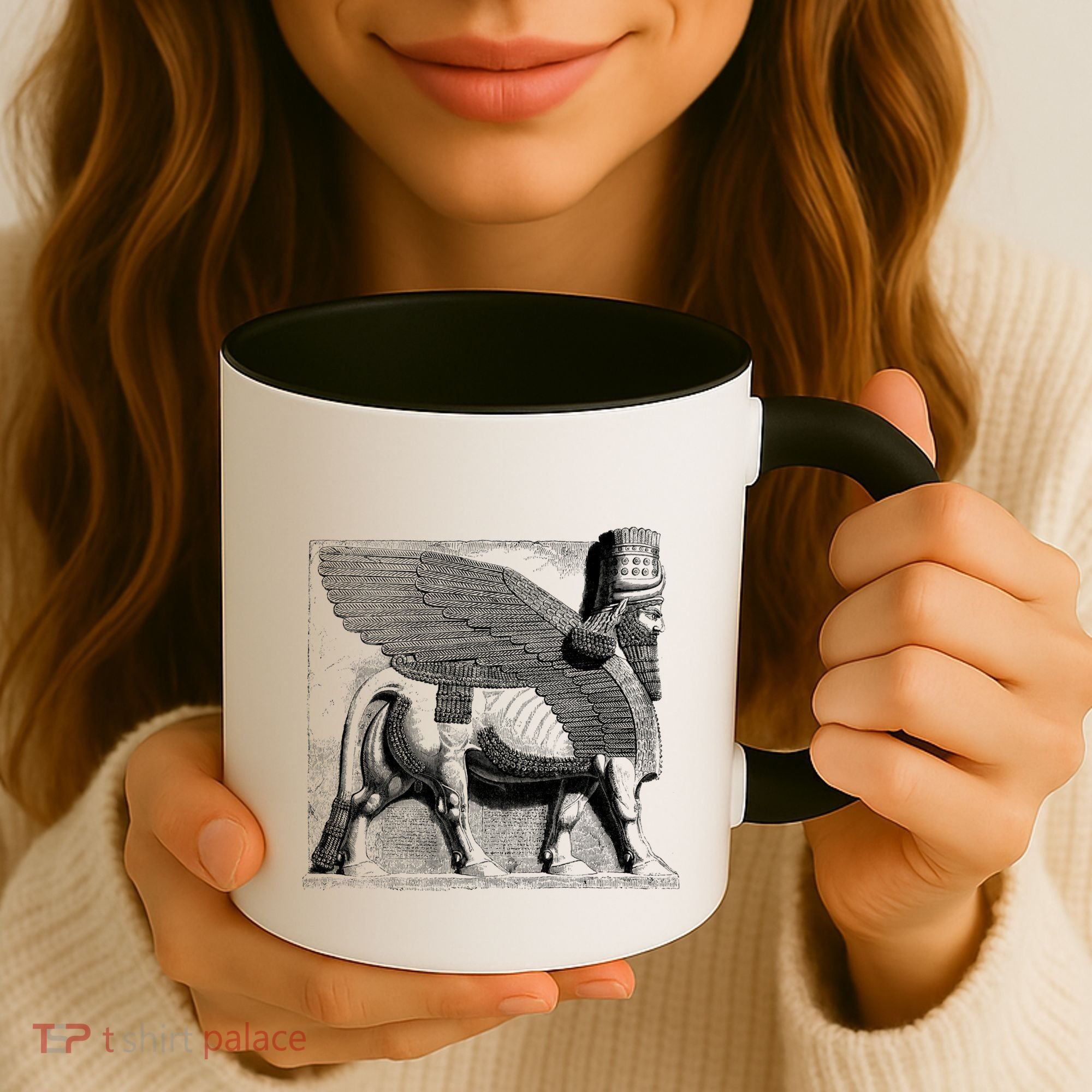 Assyrian Winged Bull Lamassu Iraq Iran Souvenir Cool Gift Coffee Mug