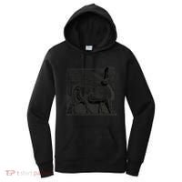 Assyrian Winged Bull Lamassu Iraq Iran Souvenir Cool Gift Women's Hoodie thumb 0