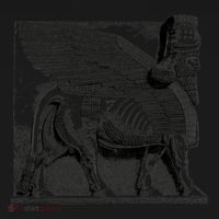 Assyrian Winged Bull Lamassu Iraq Iran Souvenir Cool Gift Women's Hoodie thumb 2