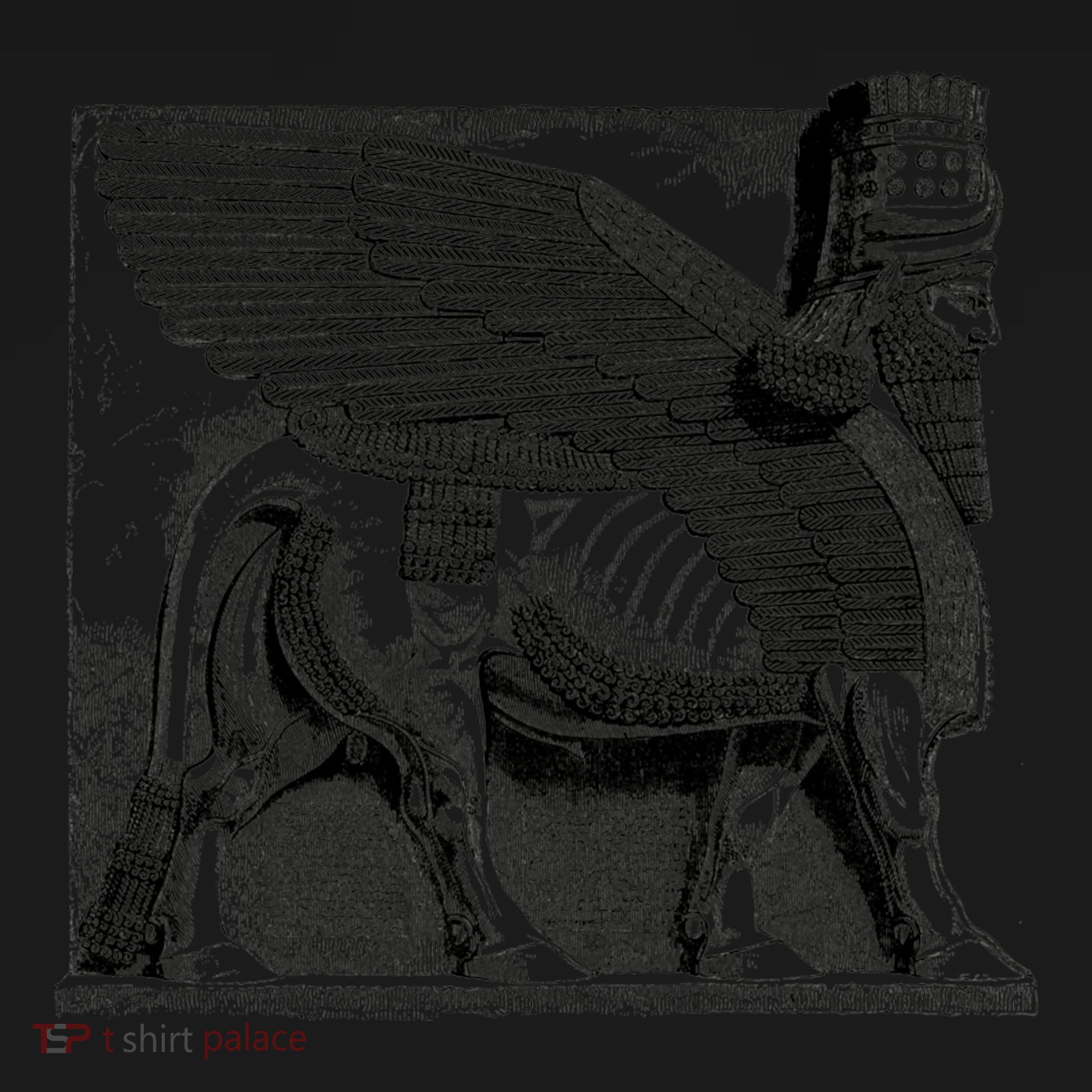 Assyrian Winged Bull Lamassu Iraq Iran Souvenir Cool Gift Women's Hoodie