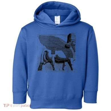 Assyrian Winged Bull Lamassu Iraq Iran Souvenir Cool Gift Toddler Hoodie