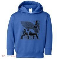 Assyrian Winged Bull Lamassu Iraq Iran Souvenir Cool Gift Toddler Hoodie thumb 0