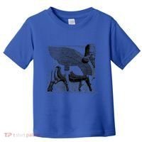 Assyrian Winged Bull Lamassu Iraq Iran Souvenir Cool Gift Toddler T-Shirt thumb 0