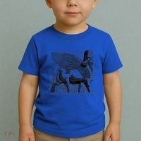Assyrian Winged Bull Lamassu Iraq Iran Souvenir Cool Gift Toddler T-Shirt thumb 2