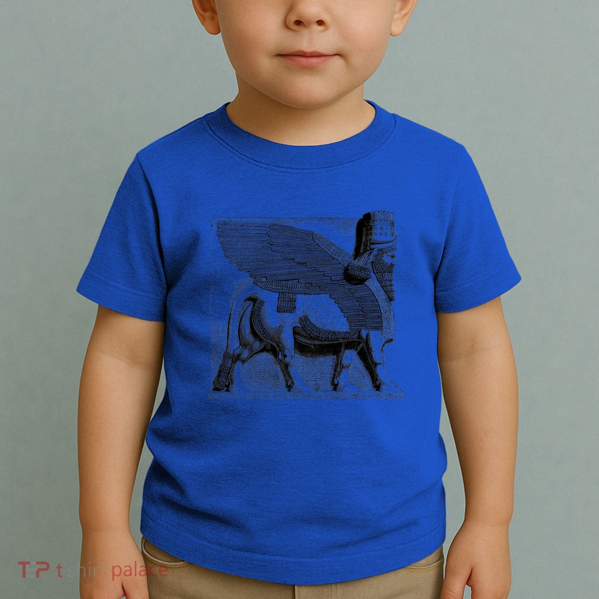 Assyrian Winged Bull Lamassu Iraq Iran Souvenir Cool Gift Toddler T-Shirt