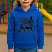 Assyrian Winged Bull Lamassu Iraq Iran Souvenir Cool Gift Kids Hoodie thumb 3