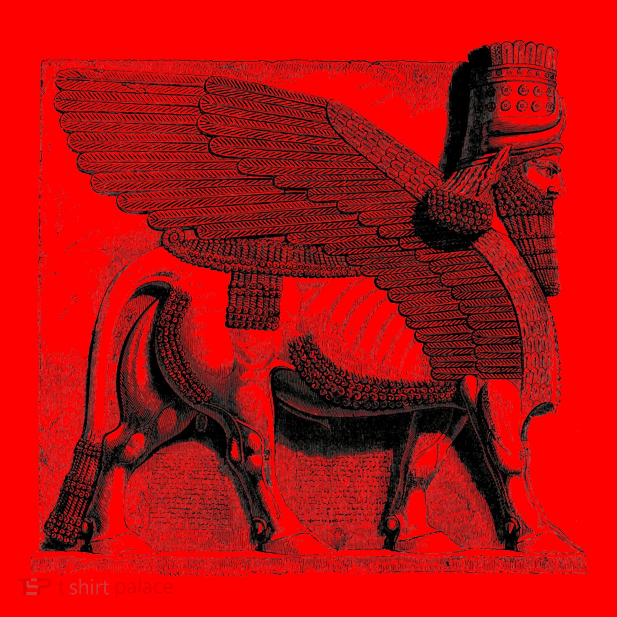 Assyrian Winged Bull Lamassu Iraq Iran Souvenir Cool Gift Santa Hat