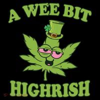 A Wee Bit Highrish Funny 420 Weed Marijuana St Patricks Day Coffee Mug thumb 5