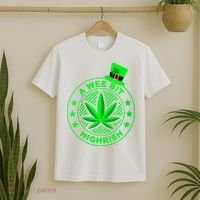A Wee Bit Highrish Funny 420 Weed Marijuana St Patricks Day Vneck T-Shirt thumb 2