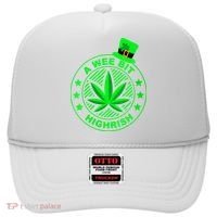 A Wee Bit Highrish Funny 420 Weed Marijuana St Patricks Day Vneck Hat thumb 0