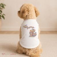Abstract Word Cloud Map Of Michigan State Doggie Tank thumb 2