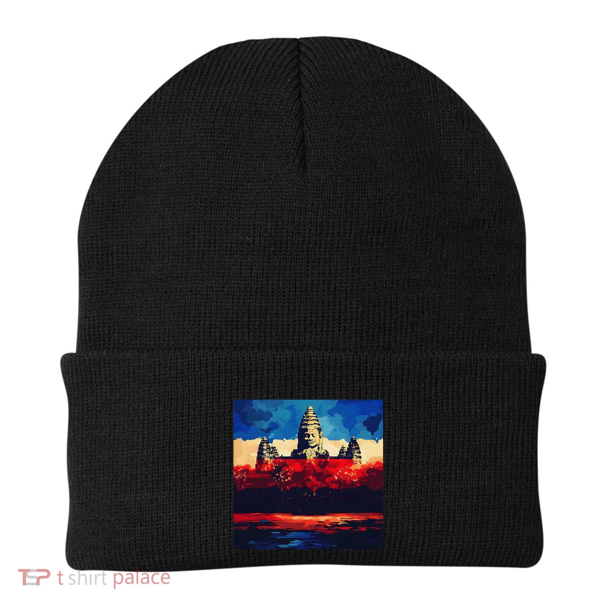 Angkor Wat Cambodia Explore Ancient Temples Beanie