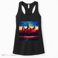 Angkor Wat Cambodia Explore Ancient Temples Women's Tank Top thumb 0