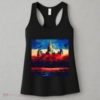 Angkor Wat Cambodia Explore Ancient Temples Women's Tank Top thumb 3