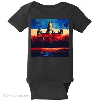 Angkor Wat Cambodia Explore Ancient Temples Baby Bodysuit