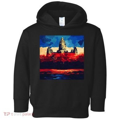 Angkor Wat Cambodia Explore Ancient Temples Toddler Hoodie