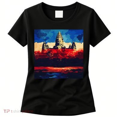 Angkor Wat Cambodia Explore Ancient Temples Women's T-Shirt