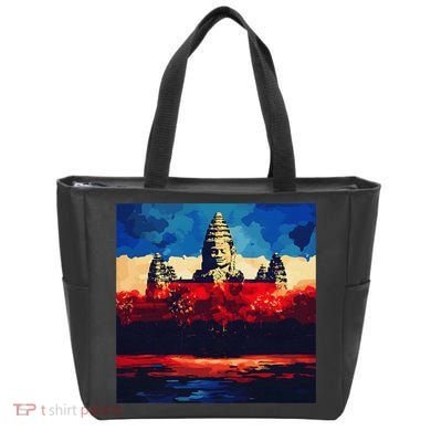 Angkor Wat Cambodia Explore Ancient Temples Tote Bag