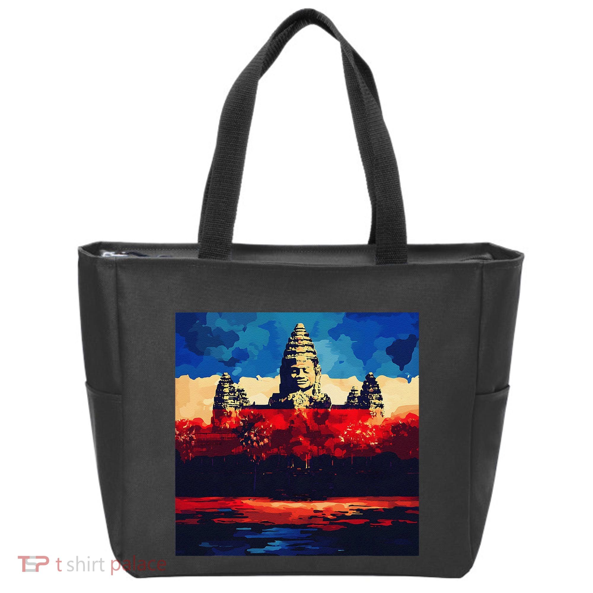 Angkor Wat Cambodia Explore Ancient Temples Tote Bag