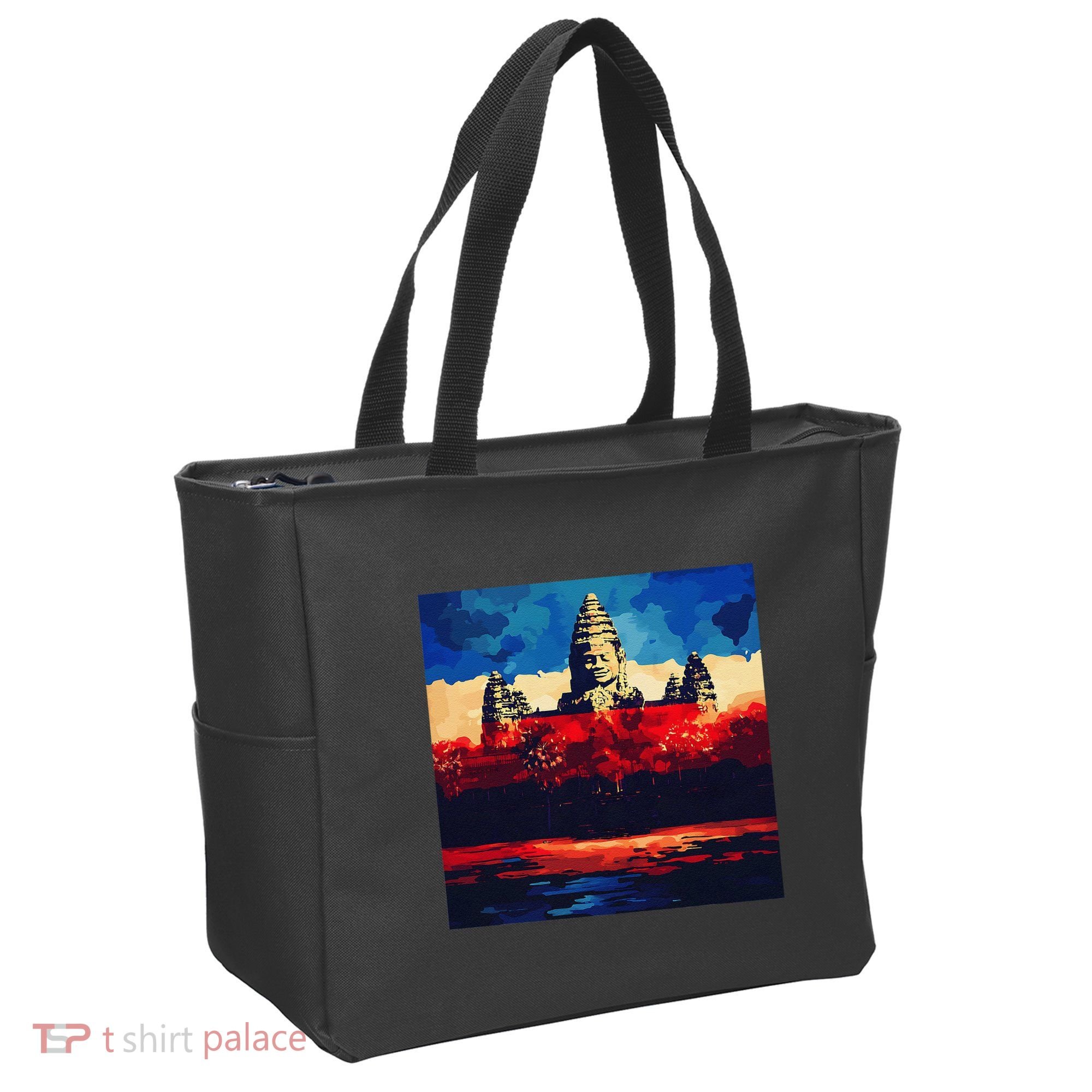 Angkor Wat Cambodia Explore Ancient Temples Tote Bag
