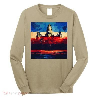 Angkor Wat Cambodia Explore Ancient Temples Long Sleeve Shirt