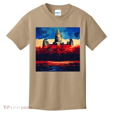 Angkor Wat Cambodia Explore Ancient Temples Kids T-Shirt