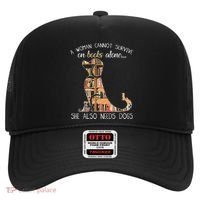 A Woman Cannot Survive On Books Alone She Also Needs Dogs Hat thumb 0